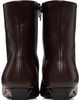 Staud Staud Brown Wally Flat Ankle Boots - 2