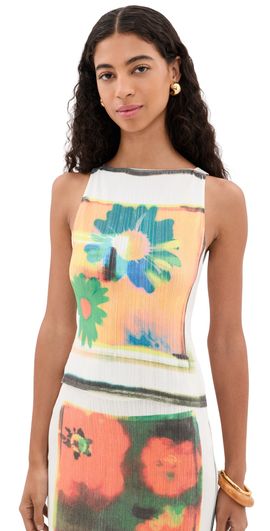 STAUD STAUD Bryn Top Superbloom Scarf