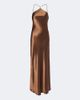 Staud Staud Cedence beaded satin slip dress - 1
