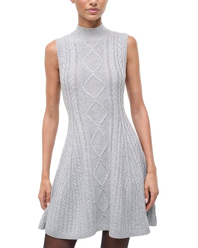 Staud - Charade Cable Knit Sweater Dress Staud - Charade Cable Knit Sweater Dress