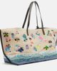 Staud Staud Christos Large beaded canvas tote bag - 4