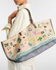 Staud Staud Christos Large beaded canvas tote bag - 6