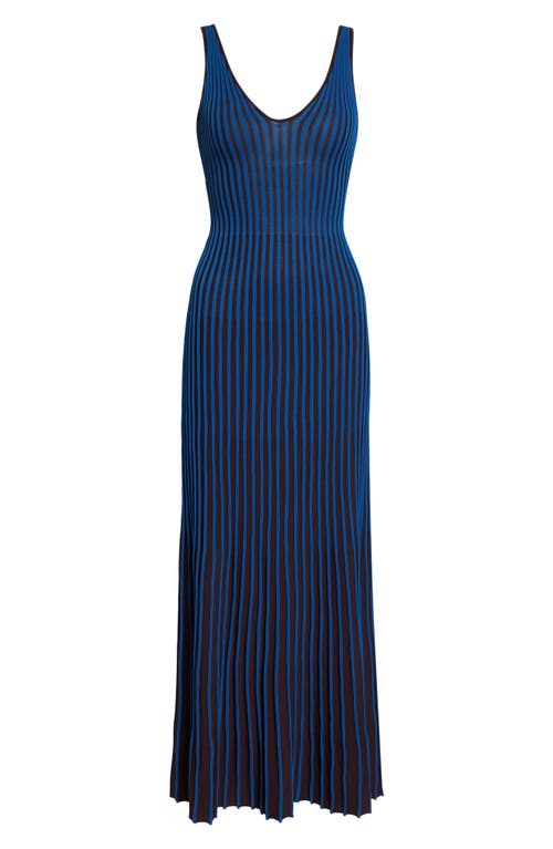 STAUD STAUD Claretta Stripe Sleeveless Maxi Dress