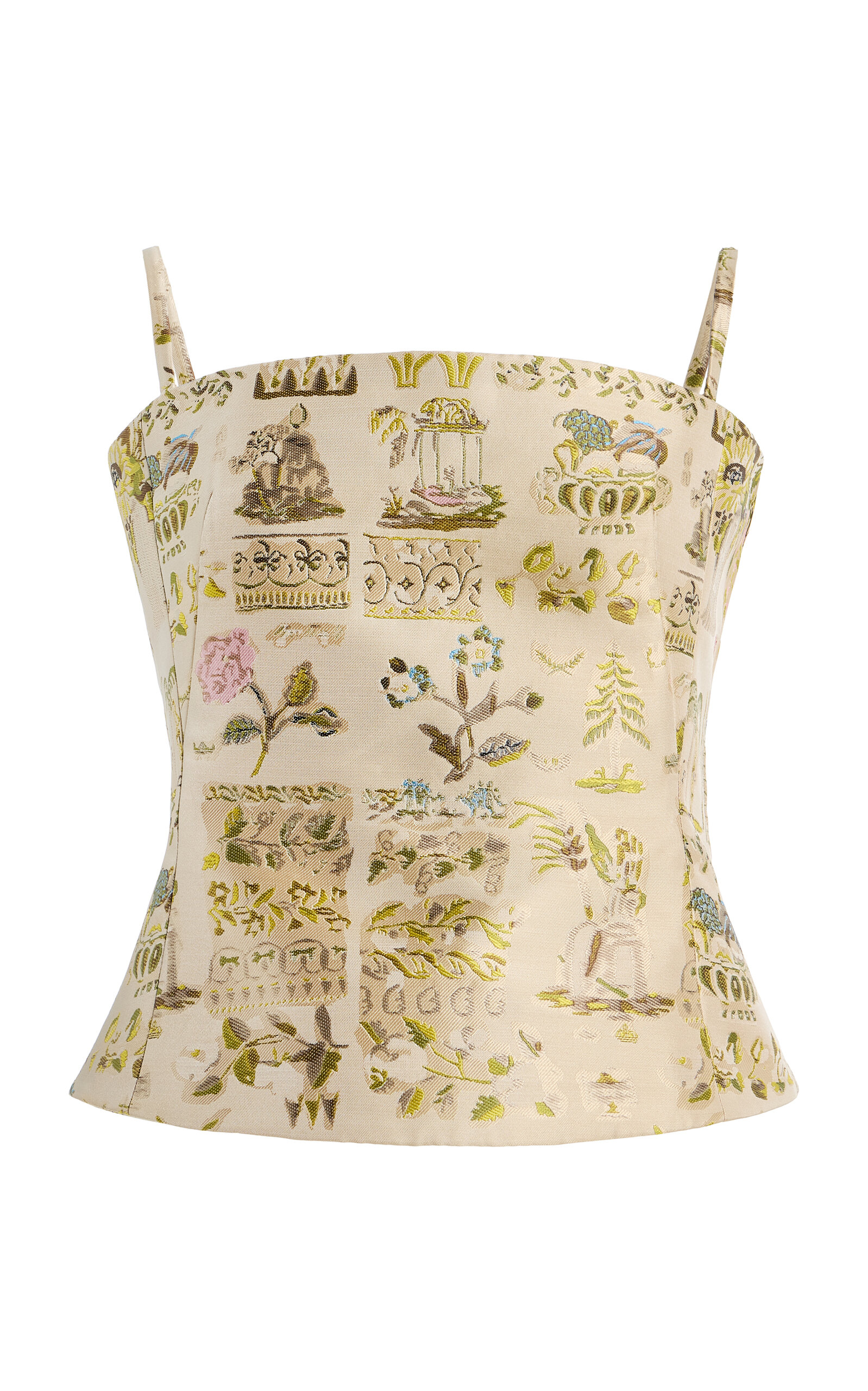 STAUD STAUD Claudia Jacquard Top