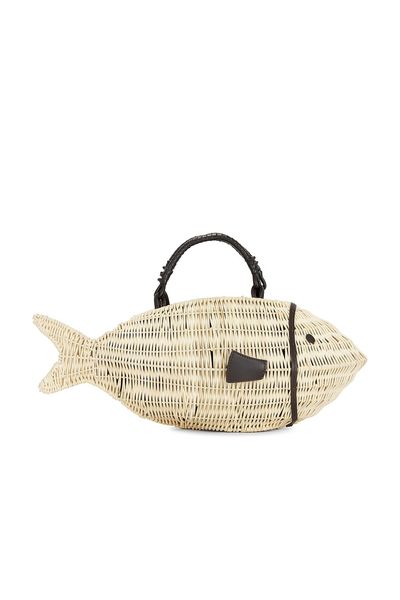 Staud Staud Cleo Fish Tote Bag