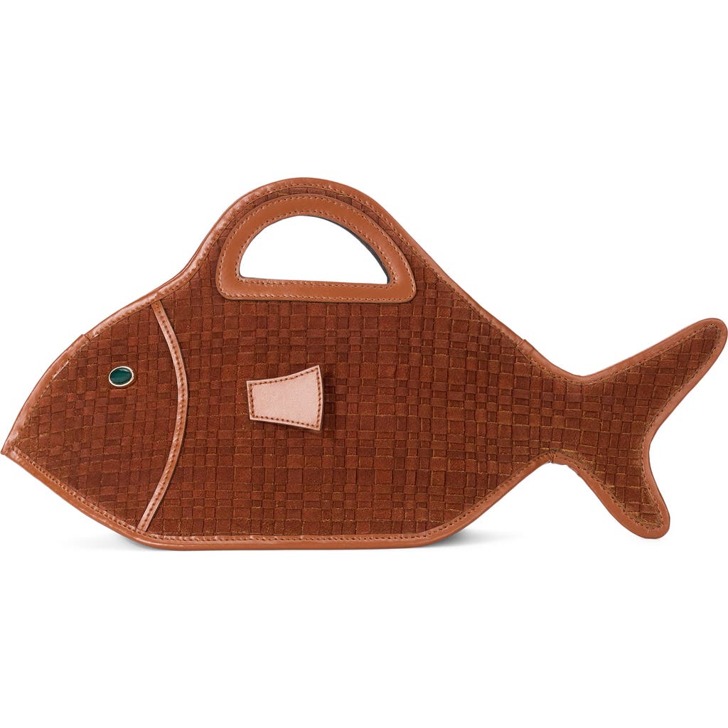 STAUD STAUD Cleo Leather Fish Bag