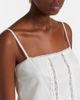 Staud Staud Corinna embroidered cotton voile top - 3