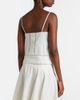 Staud Staud Corinna embroidered cotton voile top - 4