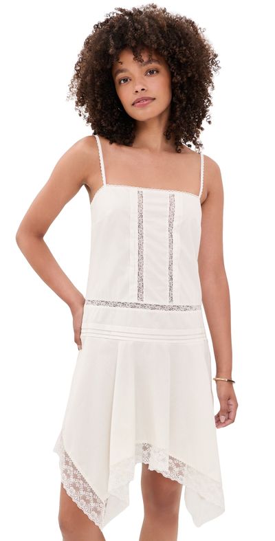 STAUD STAUD Corinna Mini Dress Ivory
