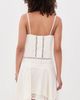 STAUD STAUD Corinna Mini Dress Ivory - 3
