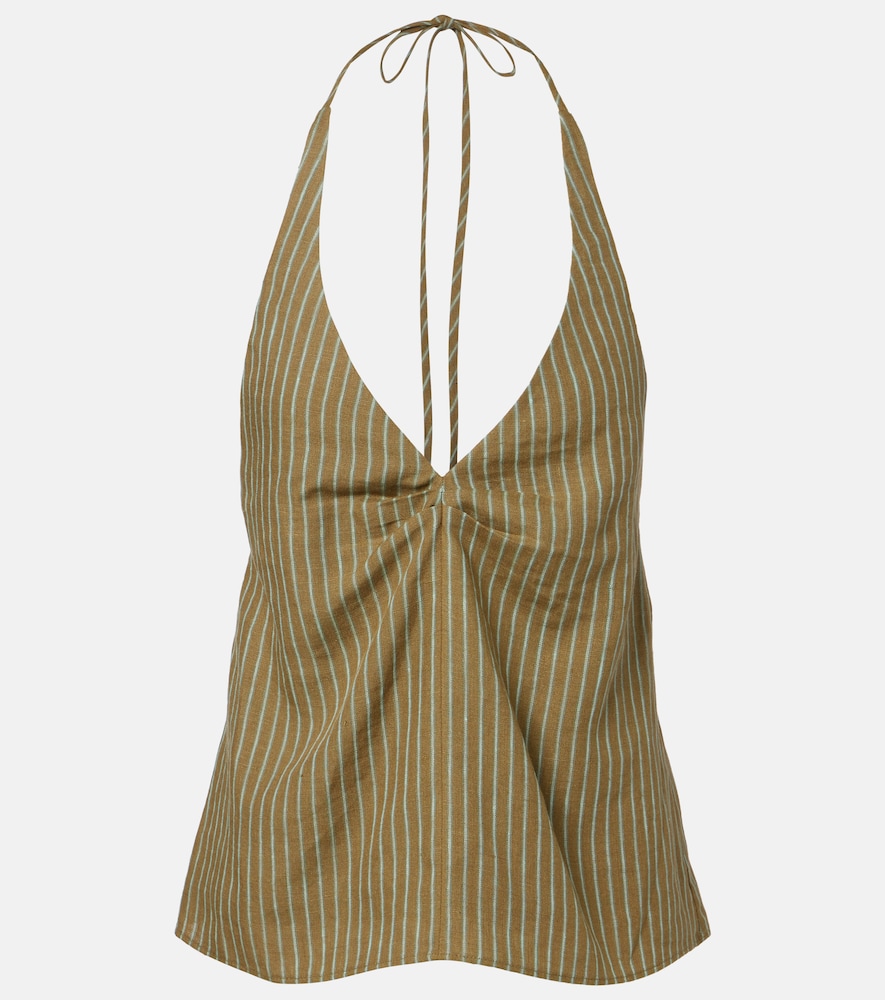 GREG ROSS - Navy Raw Edge Tank Top