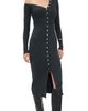 STAUD STAUD Craftsman Sweater Dress Nocturne - 1