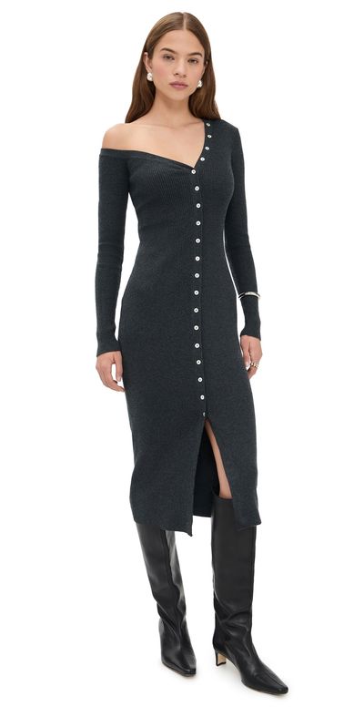 STAUD STAUD Craftsman Sweater Dress Nocturne