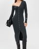 STAUD STAUD Craftsman Sweater Dress Nocturne - 5