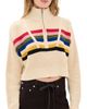 STAUD STAUD Cropped Hampton Sweater Artist Stripe - 1