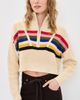 STAUD STAUD Cropped Hampton Sweater Artist Stripe - 2