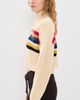 STAUD STAUD Cropped Hampton Sweater Artist Stripe - 4