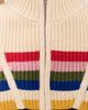 STAUD STAUD Cropped Hampton Sweater Artist Stripe - 6