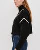 STAUD STAUD Cropped Hampton Sweater Black - 4