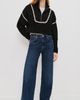 STAUD STAUD Cropped Hampton Sweater Black - 5