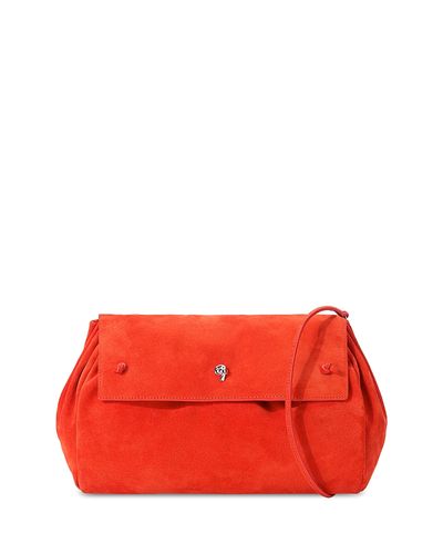 Staud Staud Cy Leather Convertible Clutch