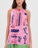 STAUD STAUD Dani Dress Parcel Print Pink - 2