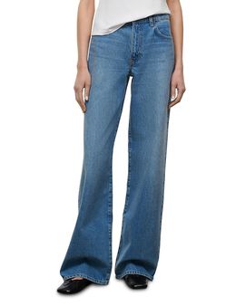 Staud Staud Dean High Rise Straight Jeans in Archive