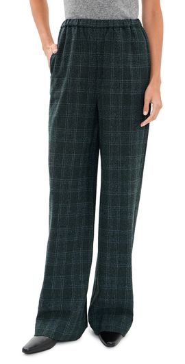 STAUD STAUD Denali Pants Ink Blue Plaid