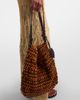 Staud Staud Drift beaded leather-trimmed tote bag - 6