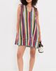 STAUD STAUD Elena Dress Artist Stripe - 5