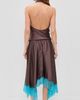STAUD STAUD Elira Silk Dress Mink/Pool - 3