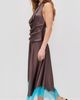 STAUD STAUD Elira Silk Dress Mink/Pool - 4