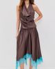 STAUD STAUD Elira Silk Dress Mink/Pool - 5