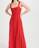 STAUD STAUD Ellison Dress Red Rose XL - 2
