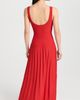 STAUD STAUD Ellison Dress Red Rose XL - 3