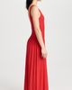 STAUD STAUD Ellison Dress Red Rose XL - 4