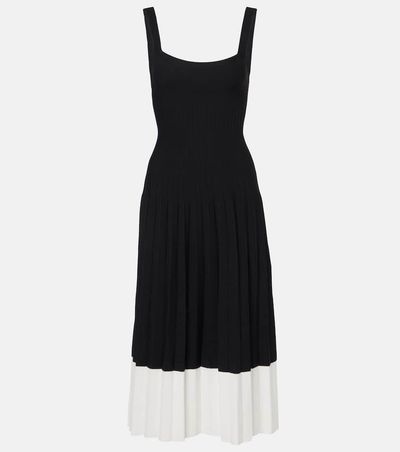 Staud Staud Ellison knitted midi dress
