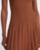Staud Staud Elyse knitted pleated midi dress - 4