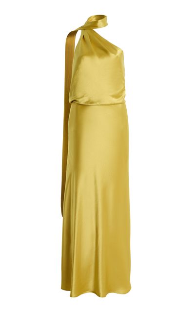 STAUD STAUD Estelle Satin Maxi Dress