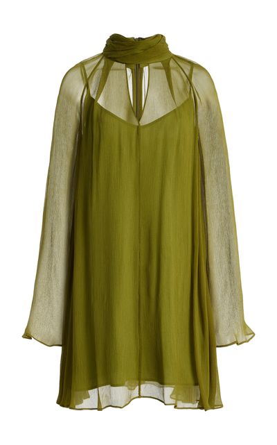 STAUD STAUD Esther Chiffon Mini Dress