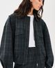 STAUD STAUD Eugene Jacket Ink Blue Plaid - 2