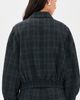STAUD STAUD Eugene Jacket Ink Blue Plaid - 3