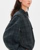 STAUD STAUD Eugene Jacket Ink Blue Plaid - 4