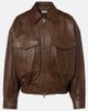Staud Staud Eugene leather bomber jacket - 1