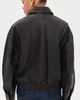 STAUD STAUD Eugene Leather Jacket Distressed Brown - 3