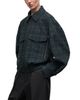 Staud Staud Eugene Plaid Zip Front Jacket - 4