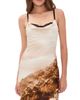 STAUD STAUD Evangeline Silk Dress Cliffside - 1