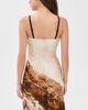 STAUD STAUD Evangeline Silk Dress Cliffside - 3