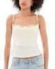 STAUD STAUD Evangeline Silk Top Ivory - 1