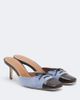 Staud Staud Faye leather-trimmed suede mules - 1